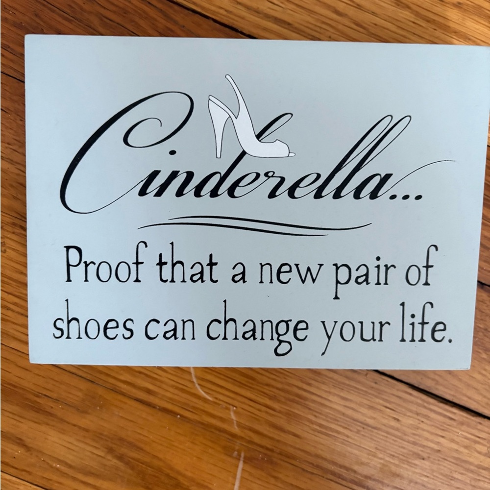 Plaque for the gal that needs to hear this.